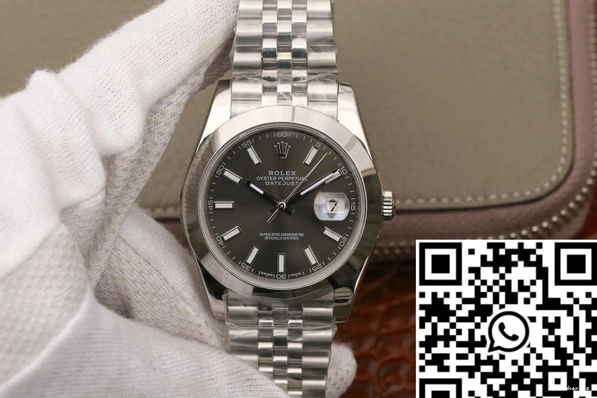 Datejust Factory Rolex Grey EW Popular M126300-0008 761 Dial 0711